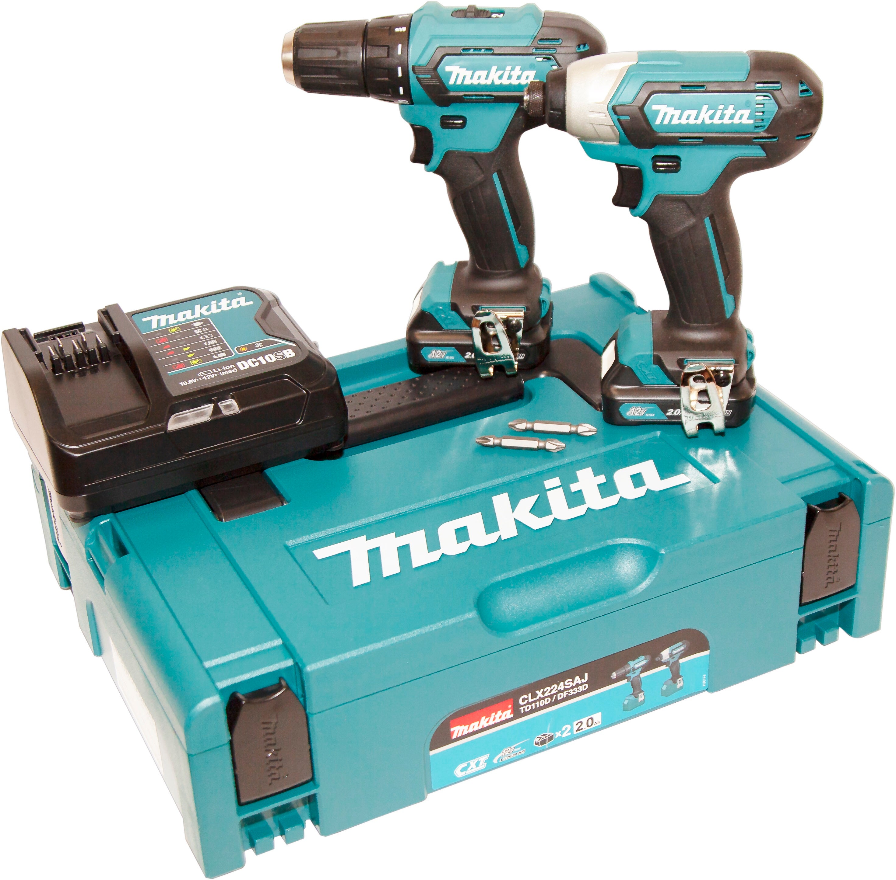 Zestaw Combo CLX224SAJ Makita / 2 x 2,0Ah 1