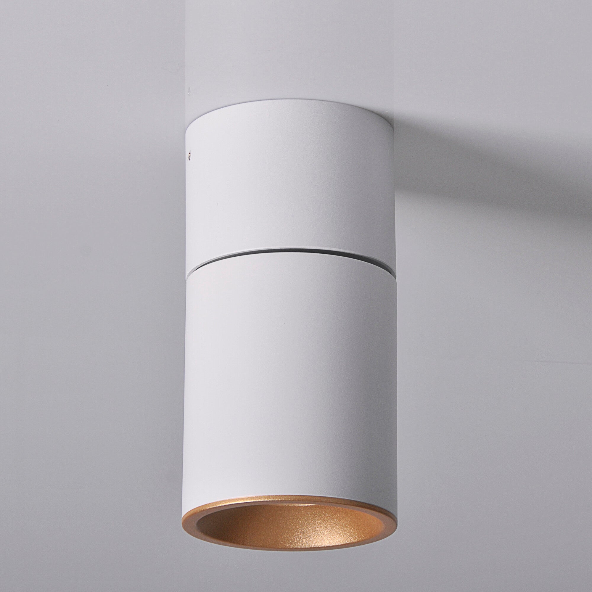 Oprawa natynkowa Obracalna GU10 biało-złota 1