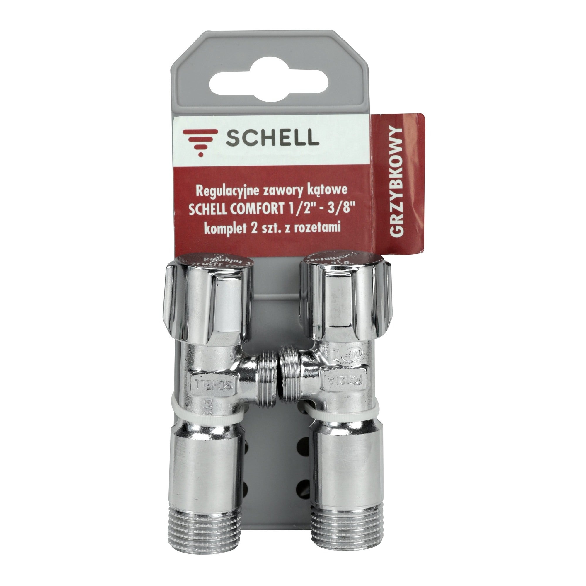 Zawór kątowy Schell Comfort 1/2x3/8", 2 szt 2