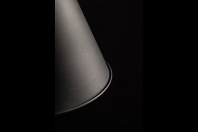 Oprawa sufitowa GIANNI L 1x E27, czarny, średnica 32cm, materiał metal 1