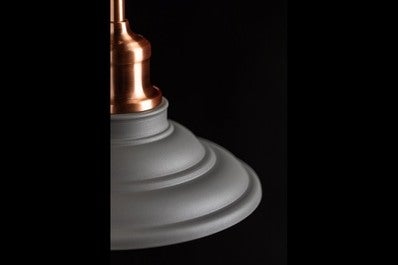 Oprawa sufitowa LORET M 1x E27, szary, średnica 20,5cm, materiał metal 1