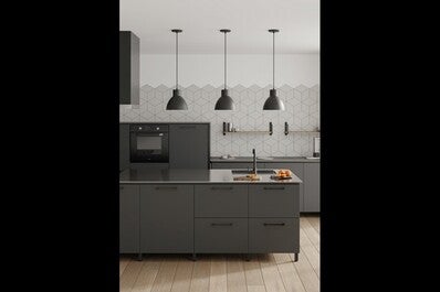 Oprawa sufitowa DANTE 1x E27, czarny, średnica 27,5cm, materiał metal 1