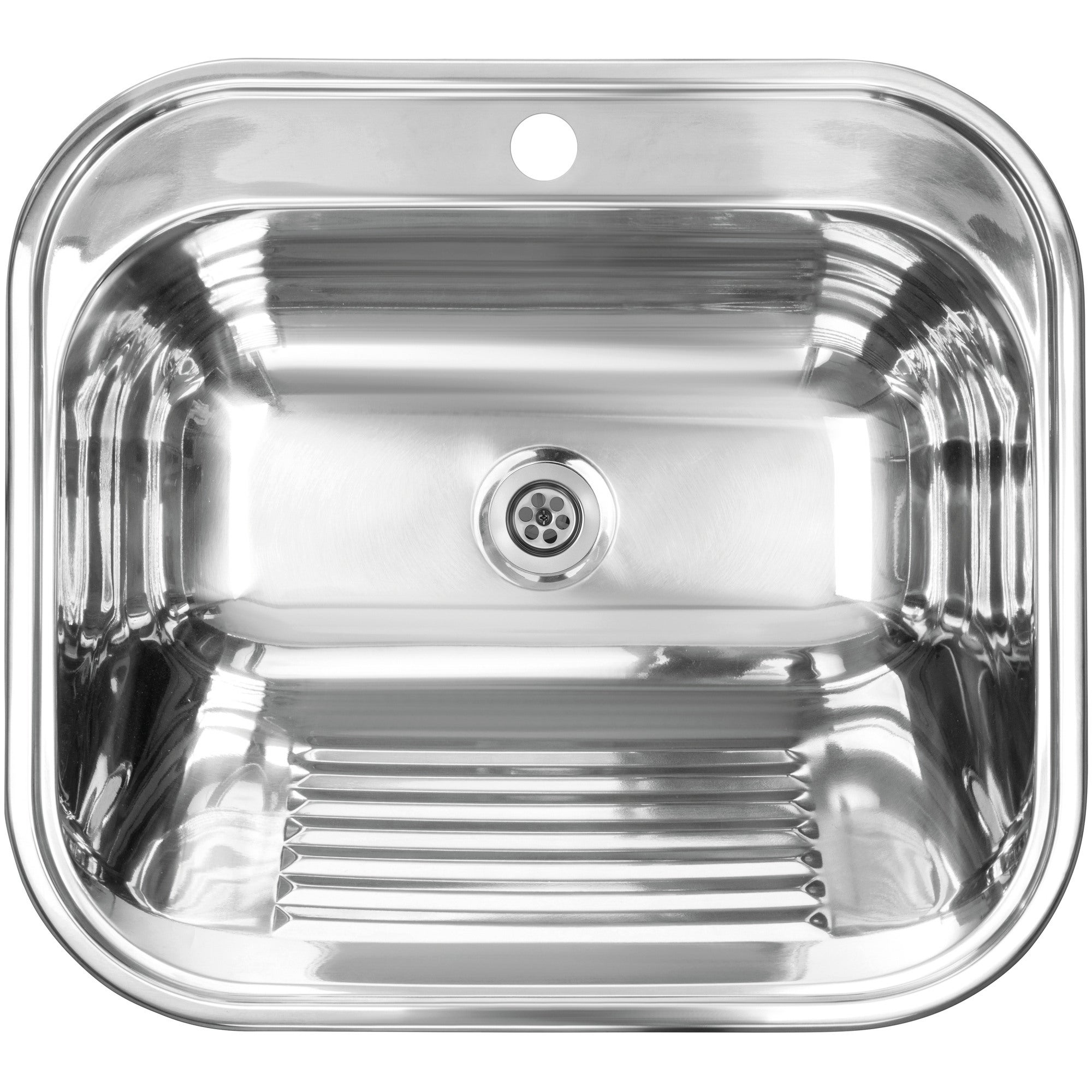 Zlewozmywak stalowy Kuchinox  Chios 55 x 50 cm  0