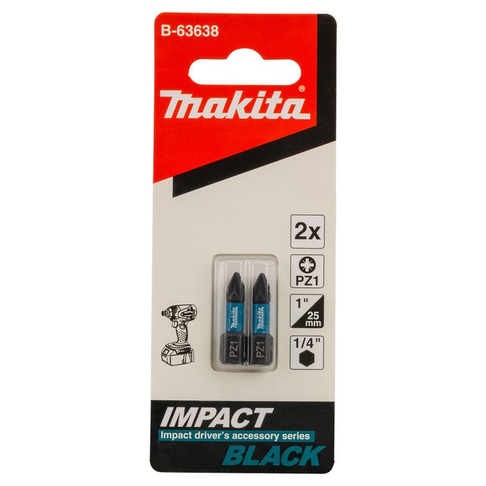 Bit wkrętarkowy Makita PZ1-25mm 2.szt