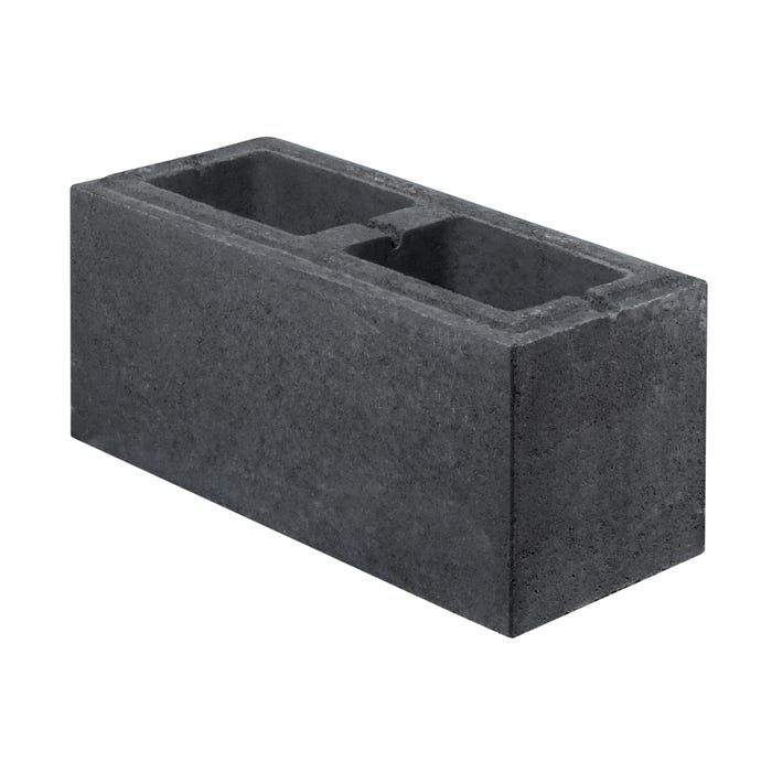 Pustak Palermo, czarny, wym. 50x20x22 cm, Brukdom