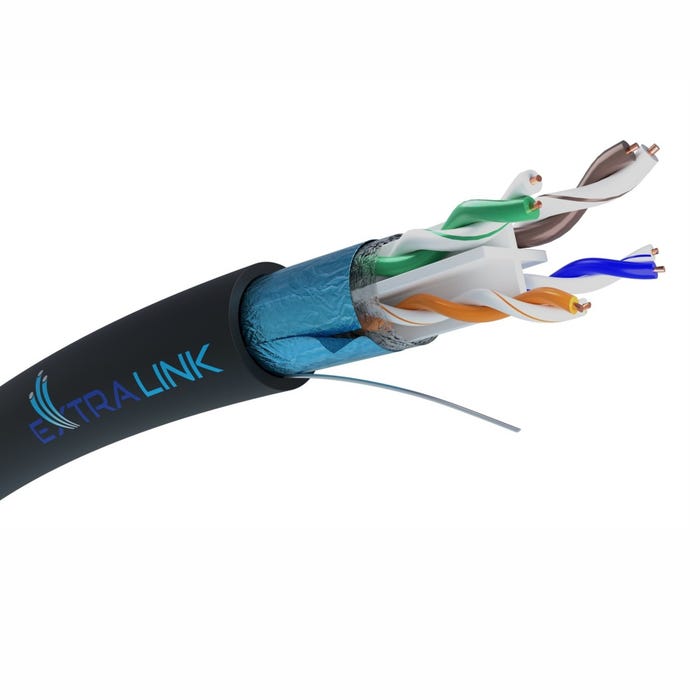 Kabel komputerowy F/UTP KAT 6 1GB 250 MHz 25m