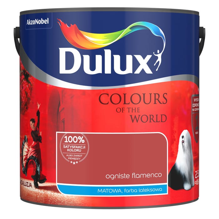 Farba Dulux Kolory Świata ogniste flamenco 2,5l