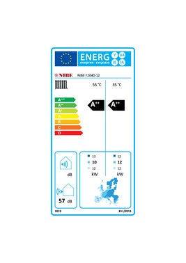 Powietrzna pompa ciepła Nibe F2040 12 kW (064092) 2