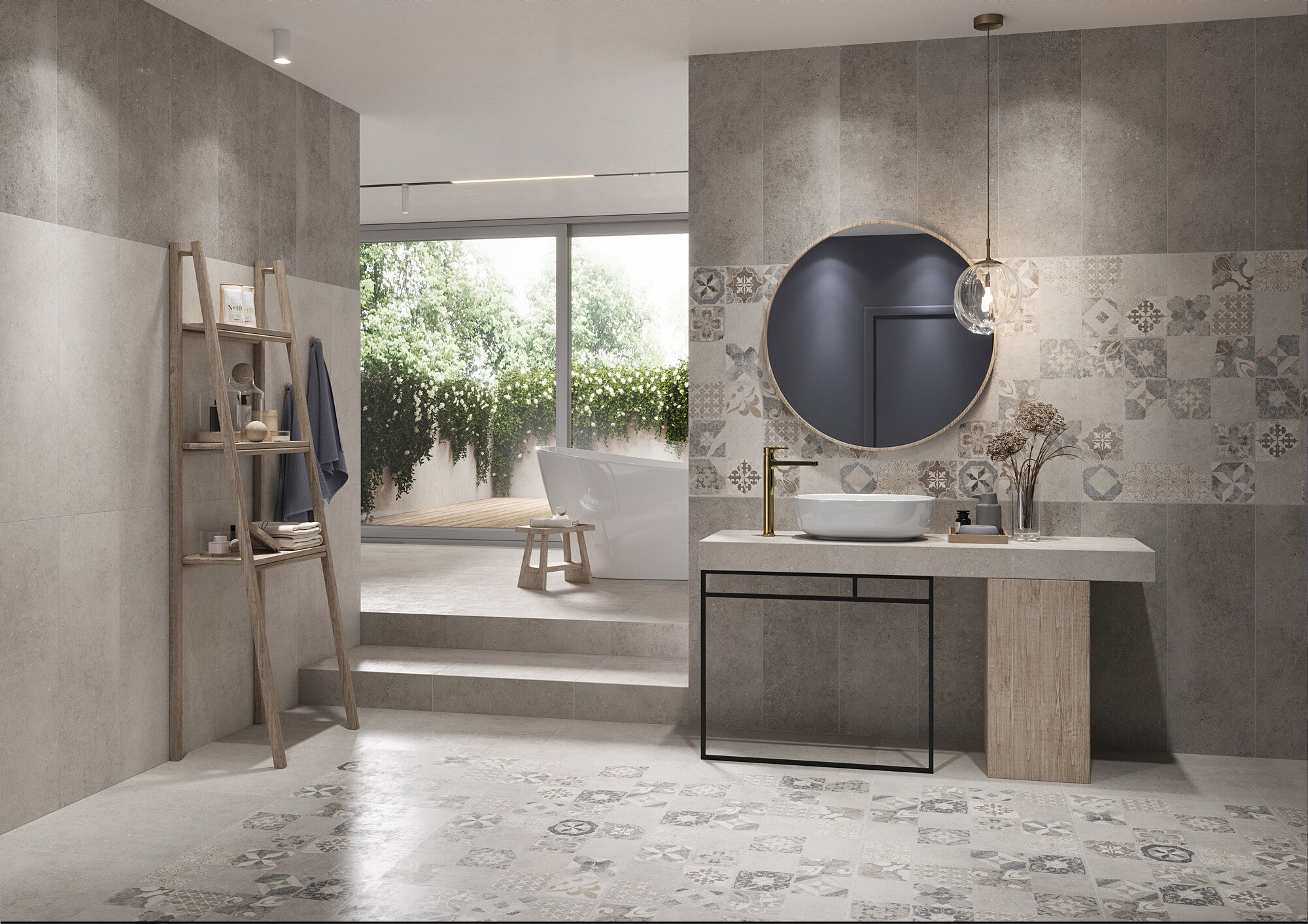 Płytka ścienna Victoria Patchwork 29x89 cm 1.29m2 1