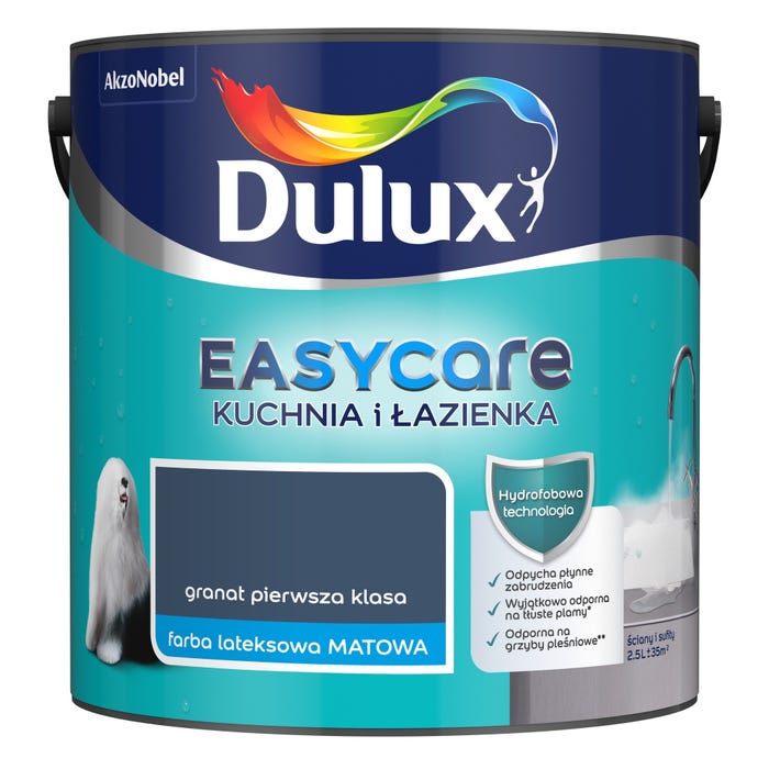 Farba Dulux EasyCare Kuchnia & Łazienka granat pierwsza klasa 2,5l