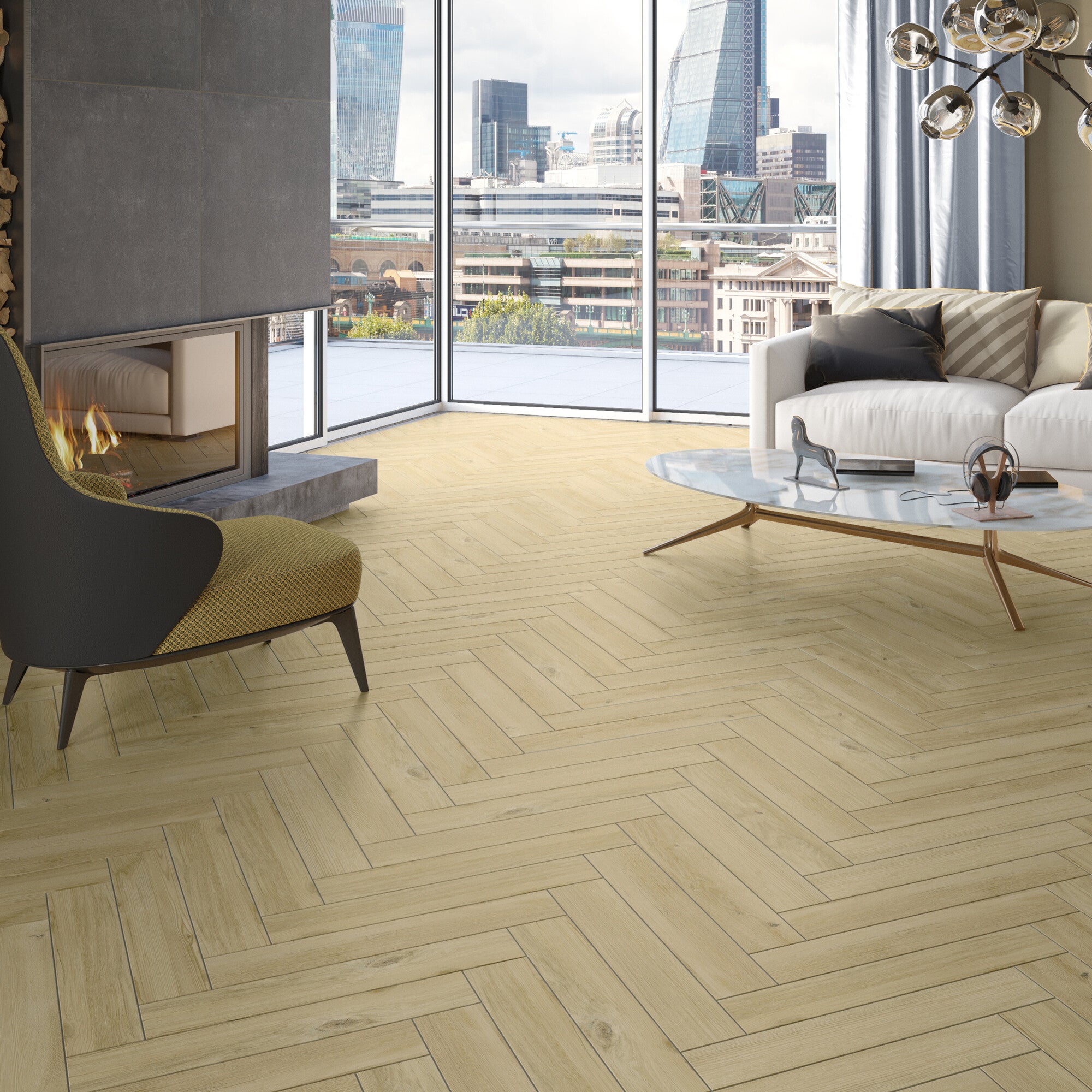 Gres szkliwiony Marilla Oro 11x60 cm 0.72 m2 1