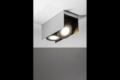 Oprawa sufitowa Verso 2x GU10 , ES111, biało-czarny, średnica 31cm, materiał metal 1