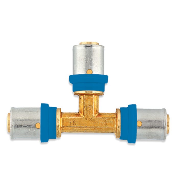 Pex Trójnik zaciskowy 32 mm Radopress
