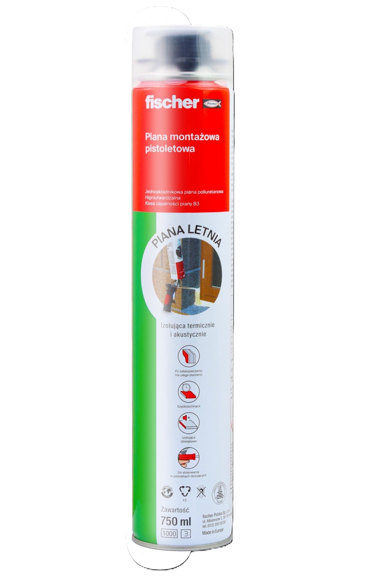 Piana pistoletowa letnia Fischer 750ml