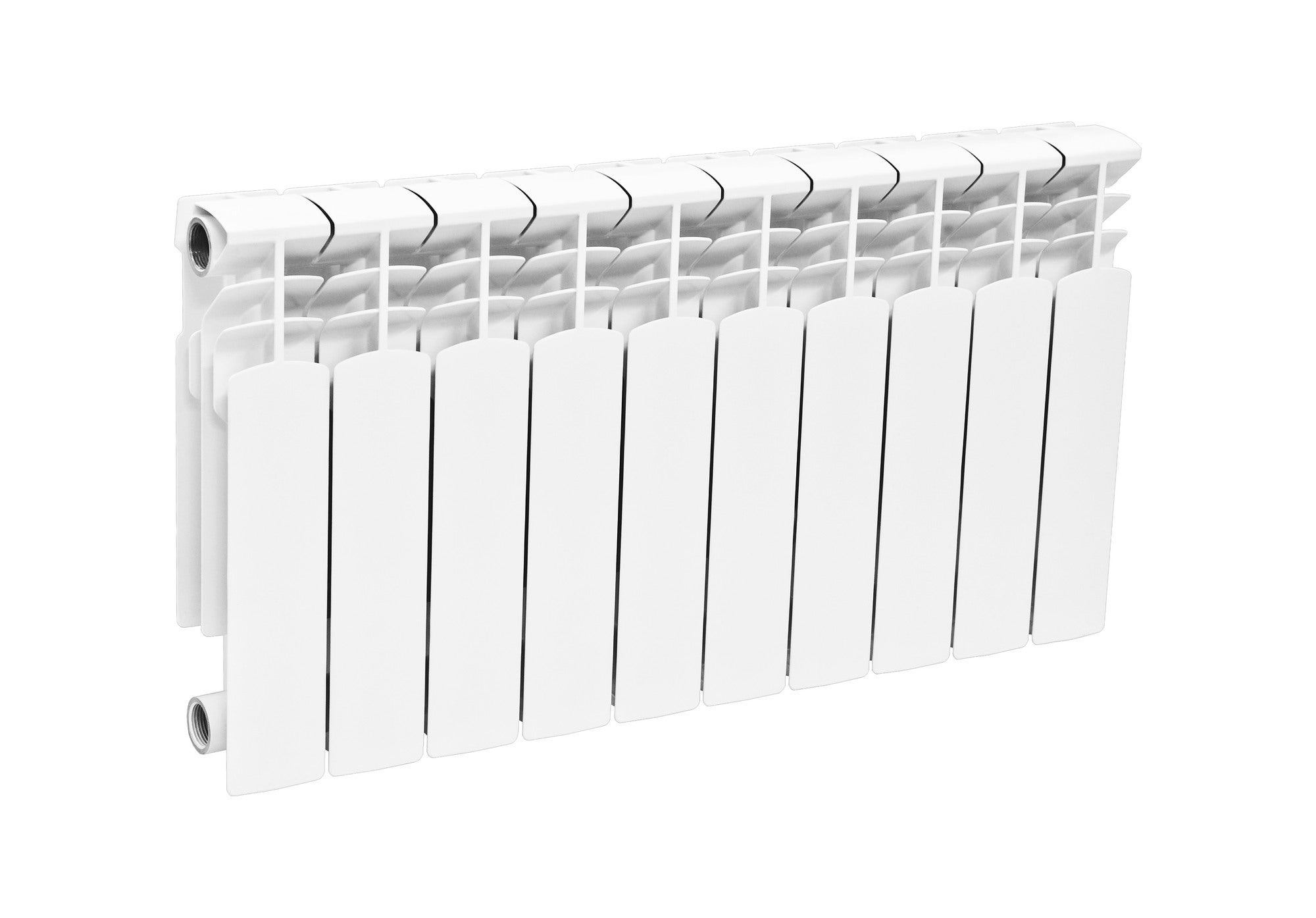 Grzejnik aluminiowy G350F, 10-elementowy, biały 0