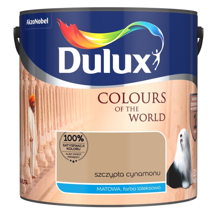 Farba Dulux Kolory Świata szczypta cynamonu 2,5l