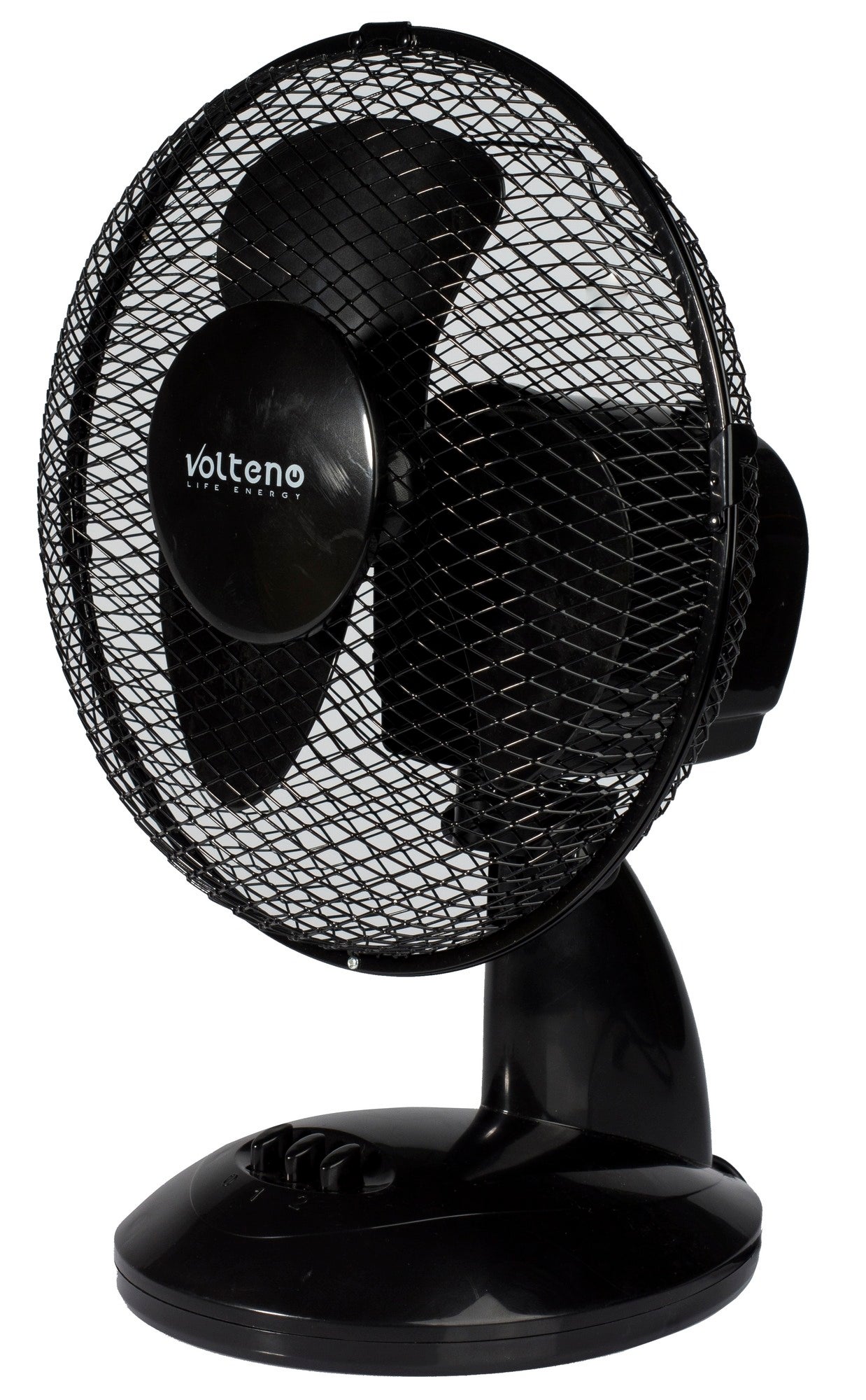 Wentylator biurkowy 21W średnica 23cm czarny