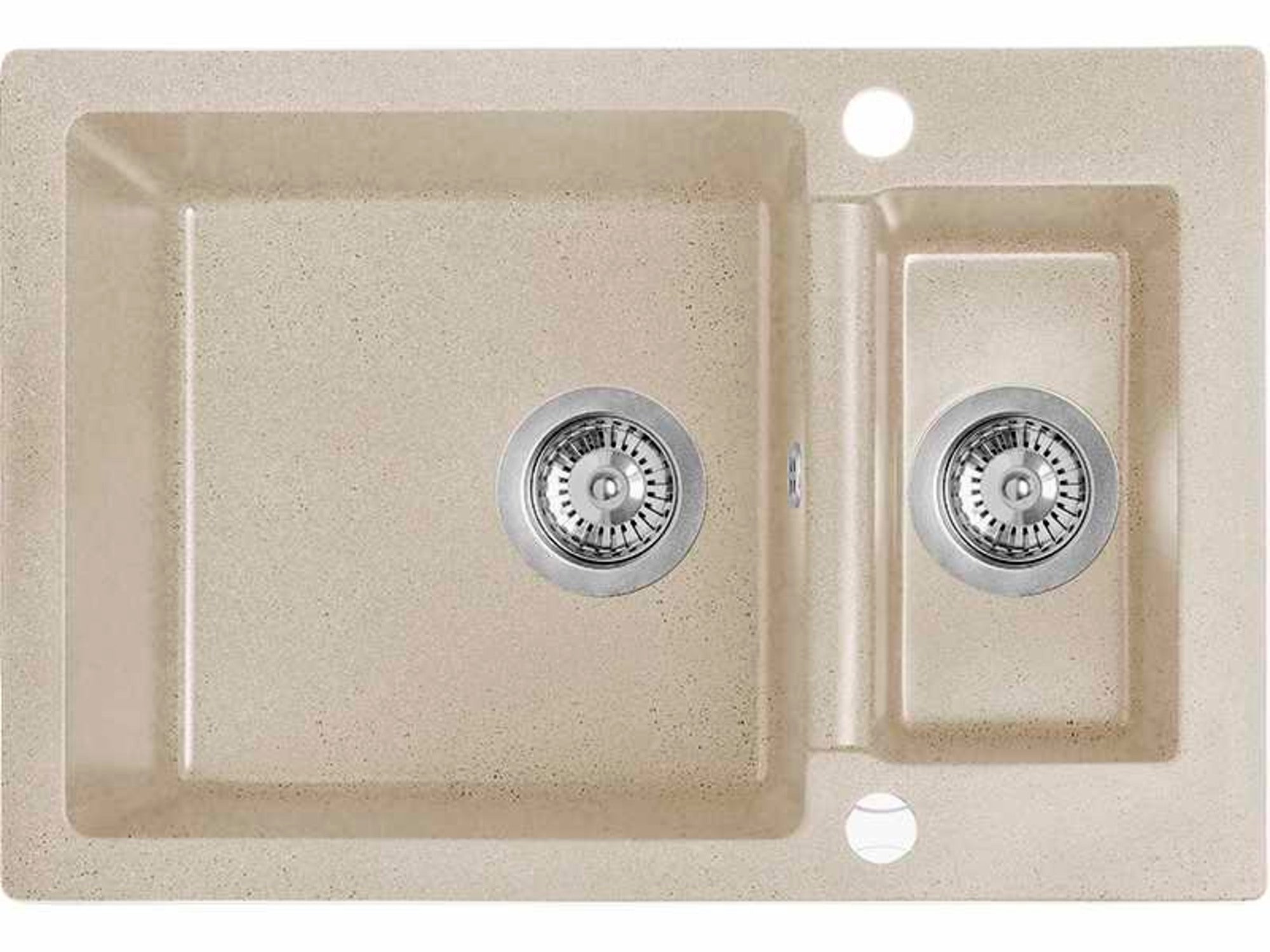 Zlewozmywak granitowy Laveo Cleo 44x65 cm S21_430T