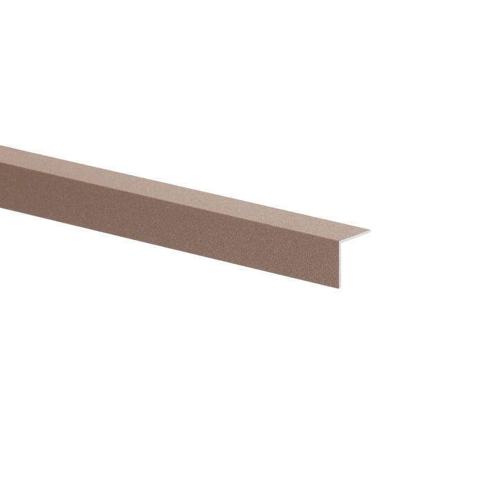 Kątownik aluminiowy brązowy 15x15x1mm 1m