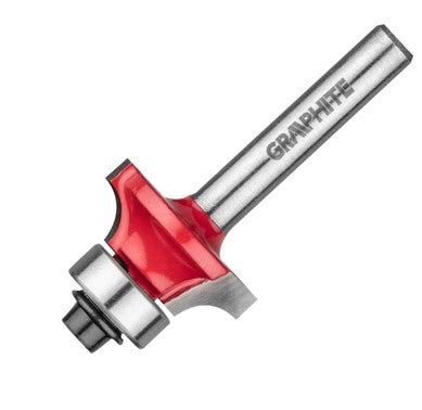 Frez kształtowy z łożyskiem, zaokrąglający 22,5x9 mm, trzpień 6 mm 4