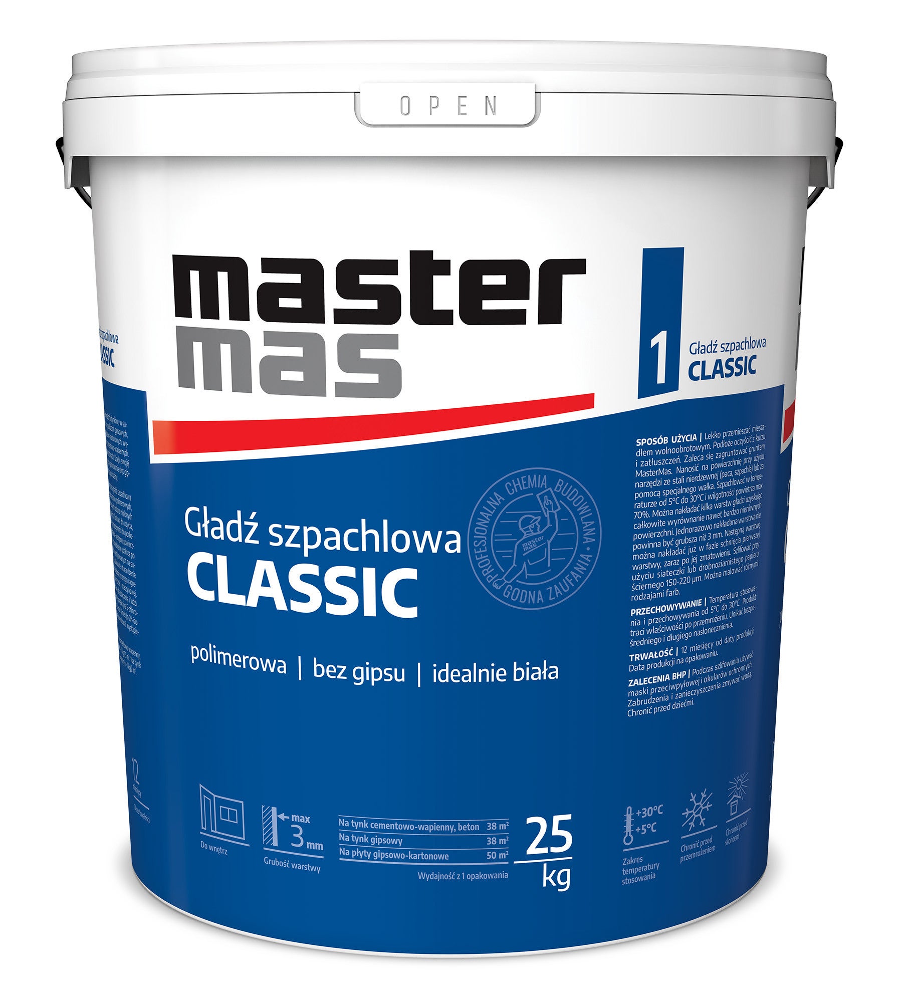 Gładź szpachlowa Classic 25 kg 0