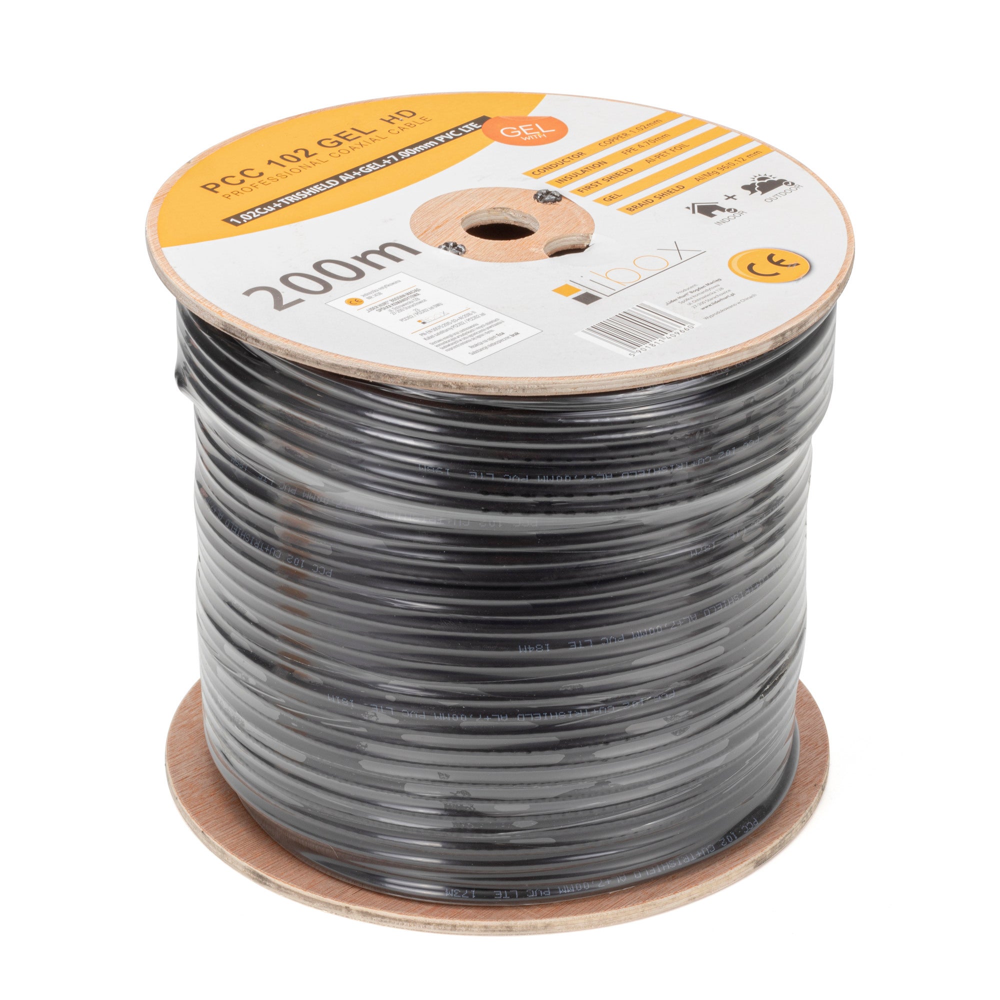 Przewód antenowy PCC102 75Ω żyla 1,02mm 1m zewnętrzny