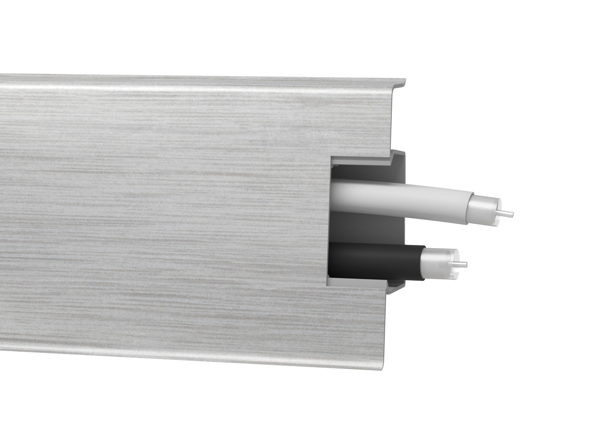 Listwa przypodłogowa Mack 2500x60x20mm Alu Light 0