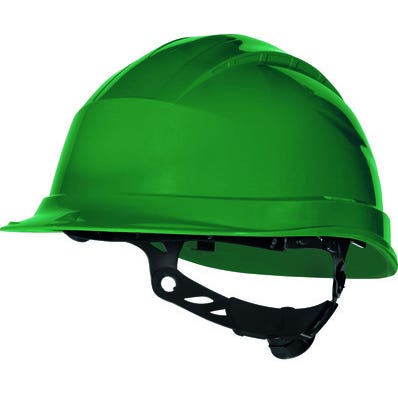 Kask ochronny wentylowany zielony QUARTZ UP IV Delta Plus