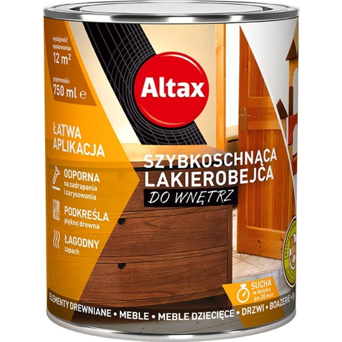 Lakierobejca szybkoschnąca Altax sosna 0,75l