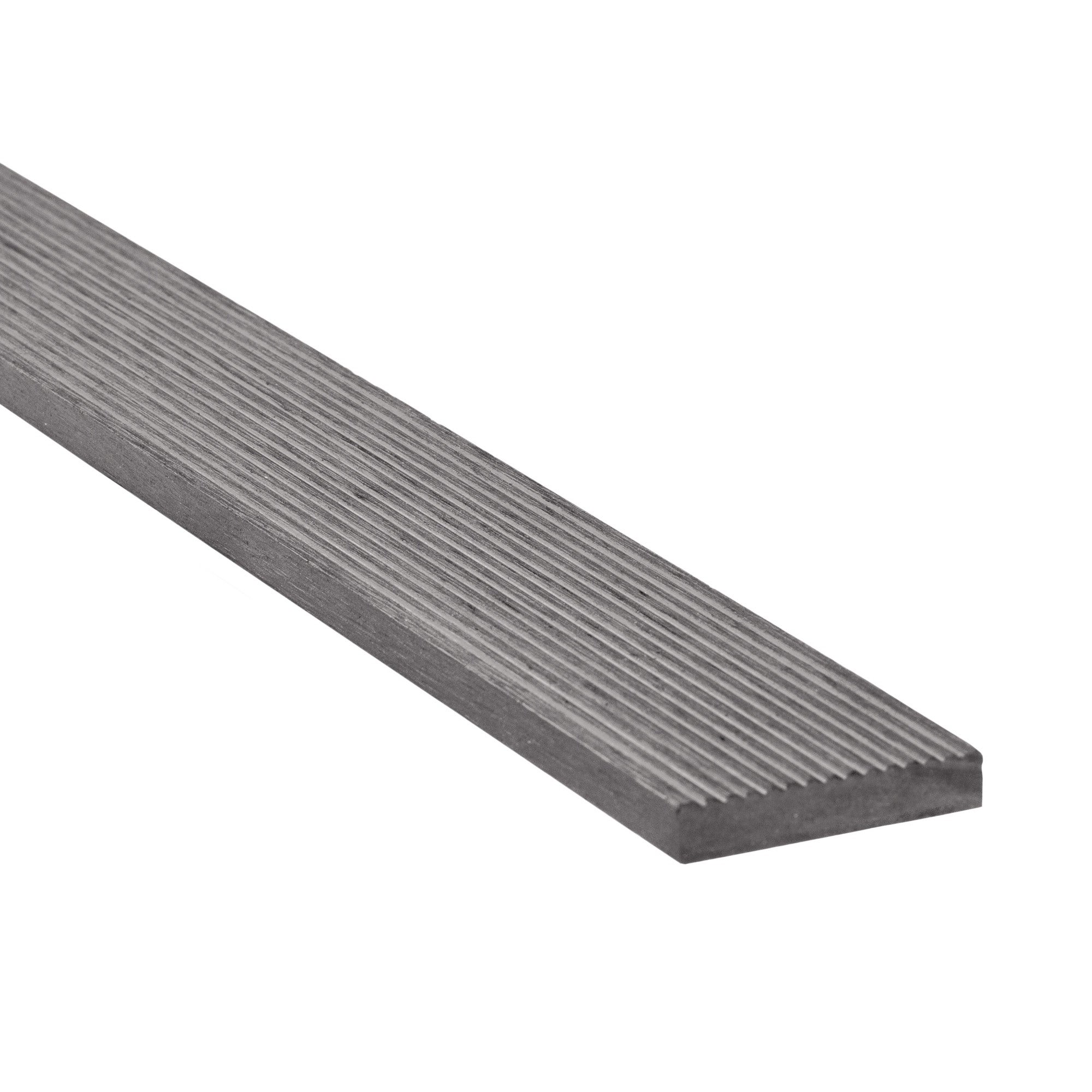 Listwa kompozytowa płaska Modern, szary, 10x55x2400 mm