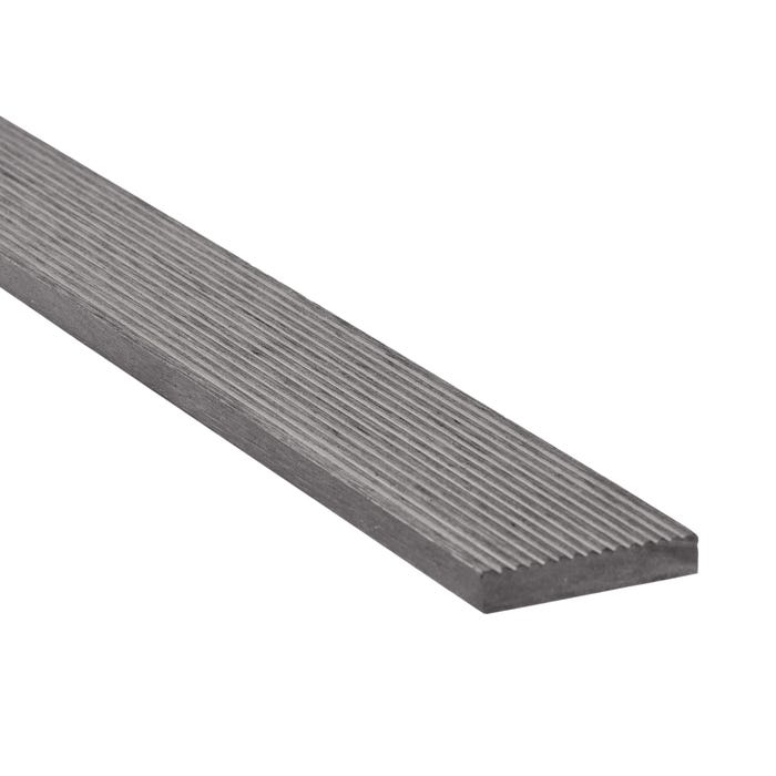 Listwa kompozytowa płaska Modern, szary, 10x55x2400 mm