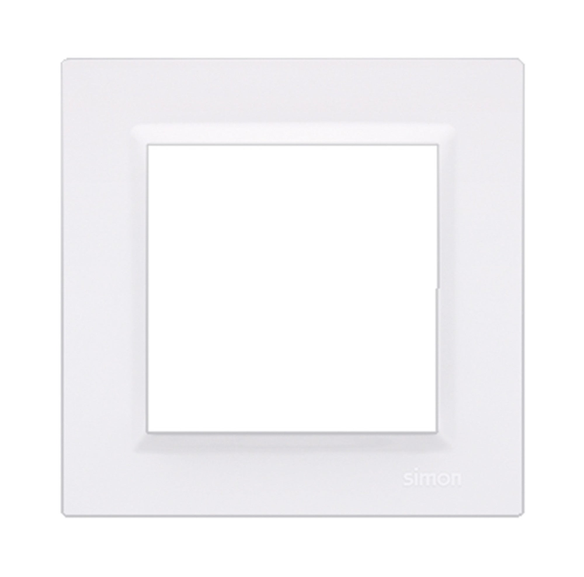  Simon 10 biały ramka x1 2