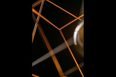 Oprawa sufitowa ROSA złota 1x E27, złoty, średnica 33cm, materiał metal 2