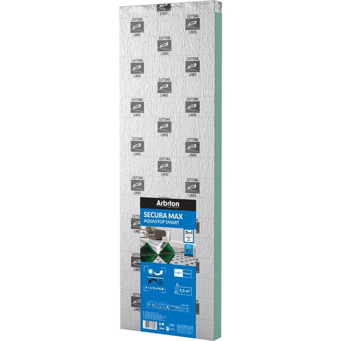 Podkład pod panele Secura Max Aquast Smart 5mm op. 5.5m2