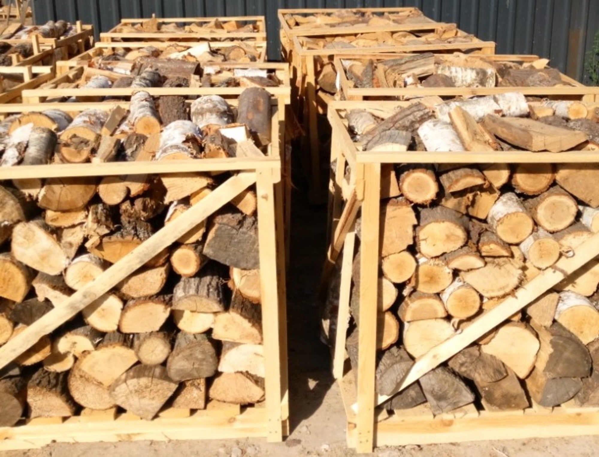 Drewno opałowe suszone Mix drewno liściaste paleta 1