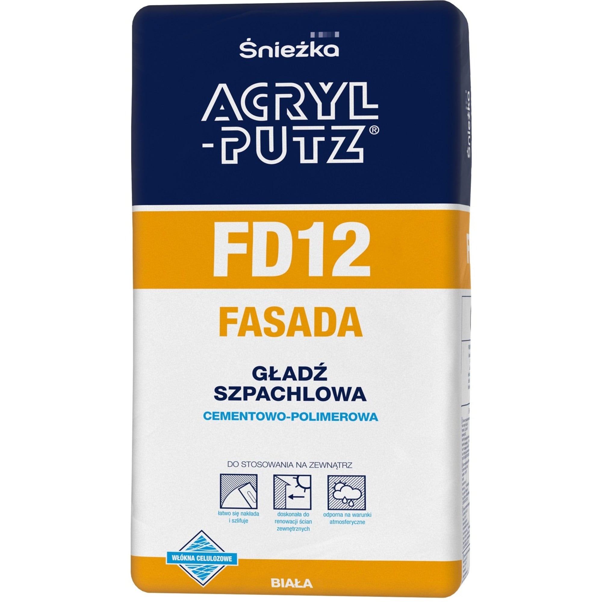 Gładź szpachlowa Acryl Putz FD12 Fasada 2kg