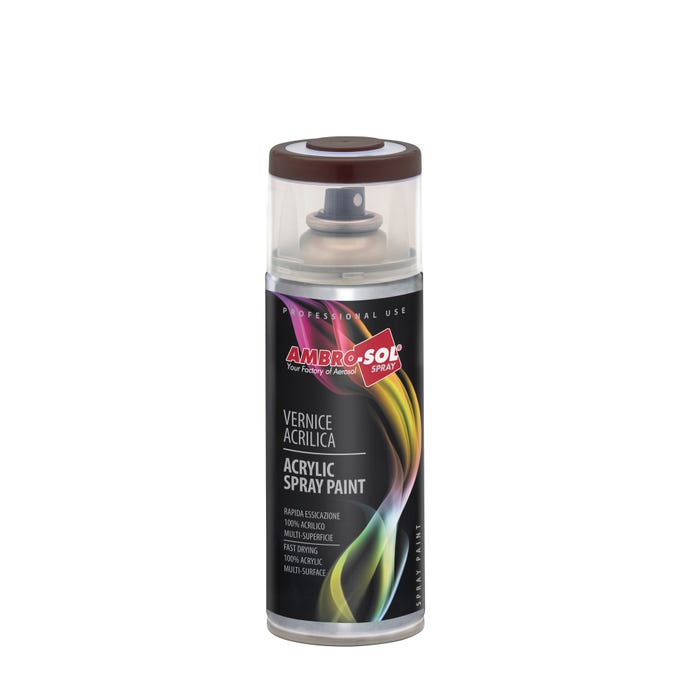 Spray Lakier akrylowy Ambro-Sol brązowy mahoniowy RAL8016 400ml