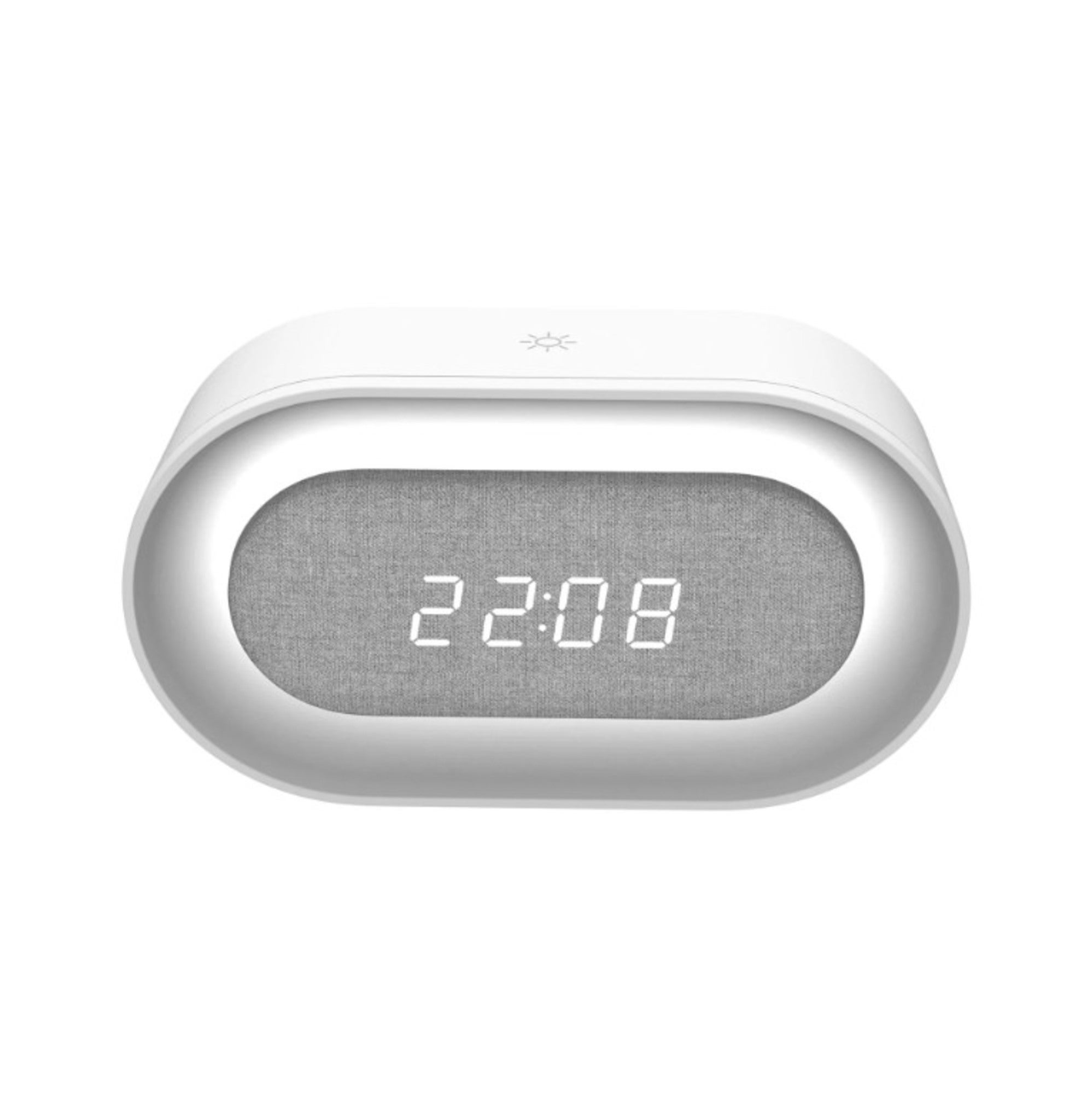 Lampka nocna LED Kaja z budzikiem 3000K 1