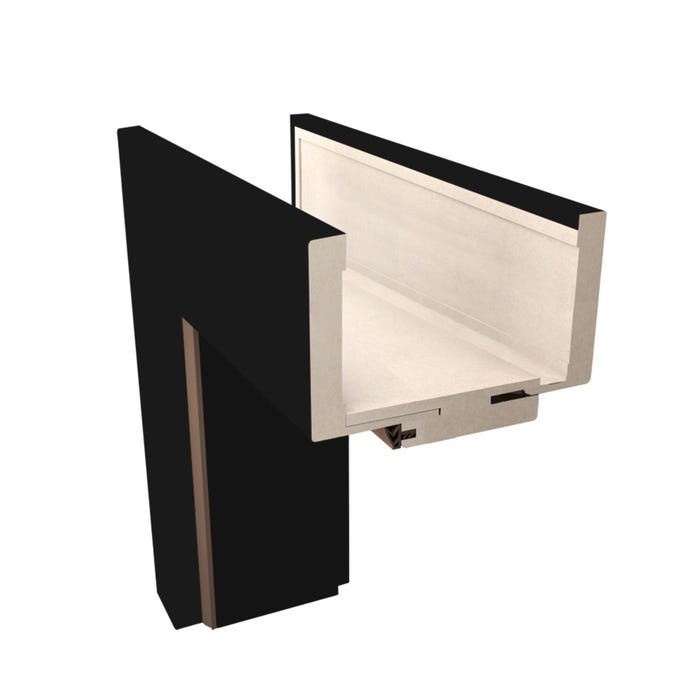 Ościeżnica regulowana Duo 85-95 80 prawa czarny