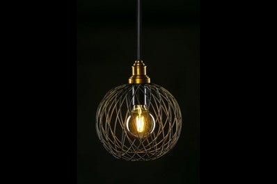 Oprawa sufitowa VIELA 1 1x E27, czarny, średnica 25cm, materiał metal 2