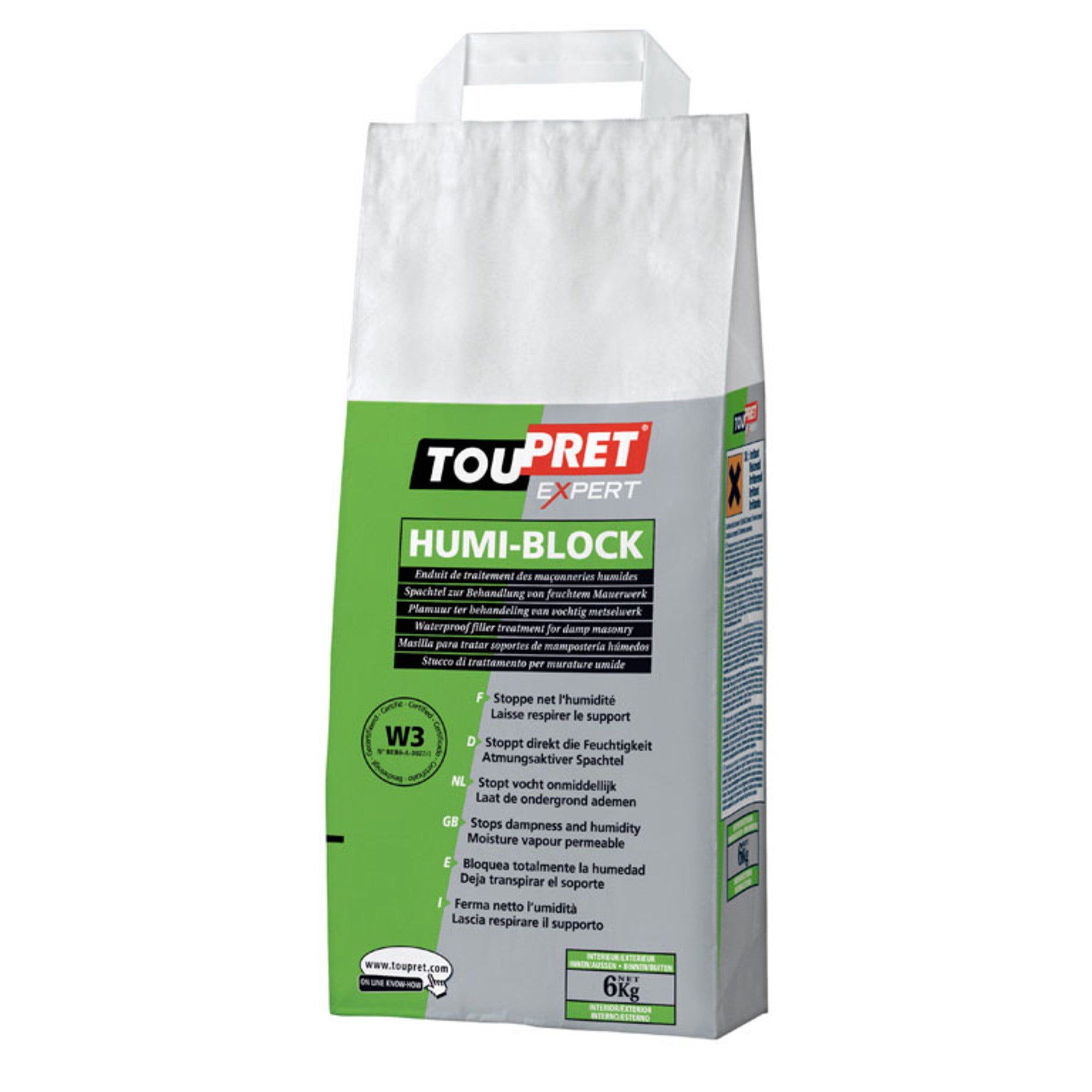 Szpachla naprawcza Toupret Humi Block 6kg 0