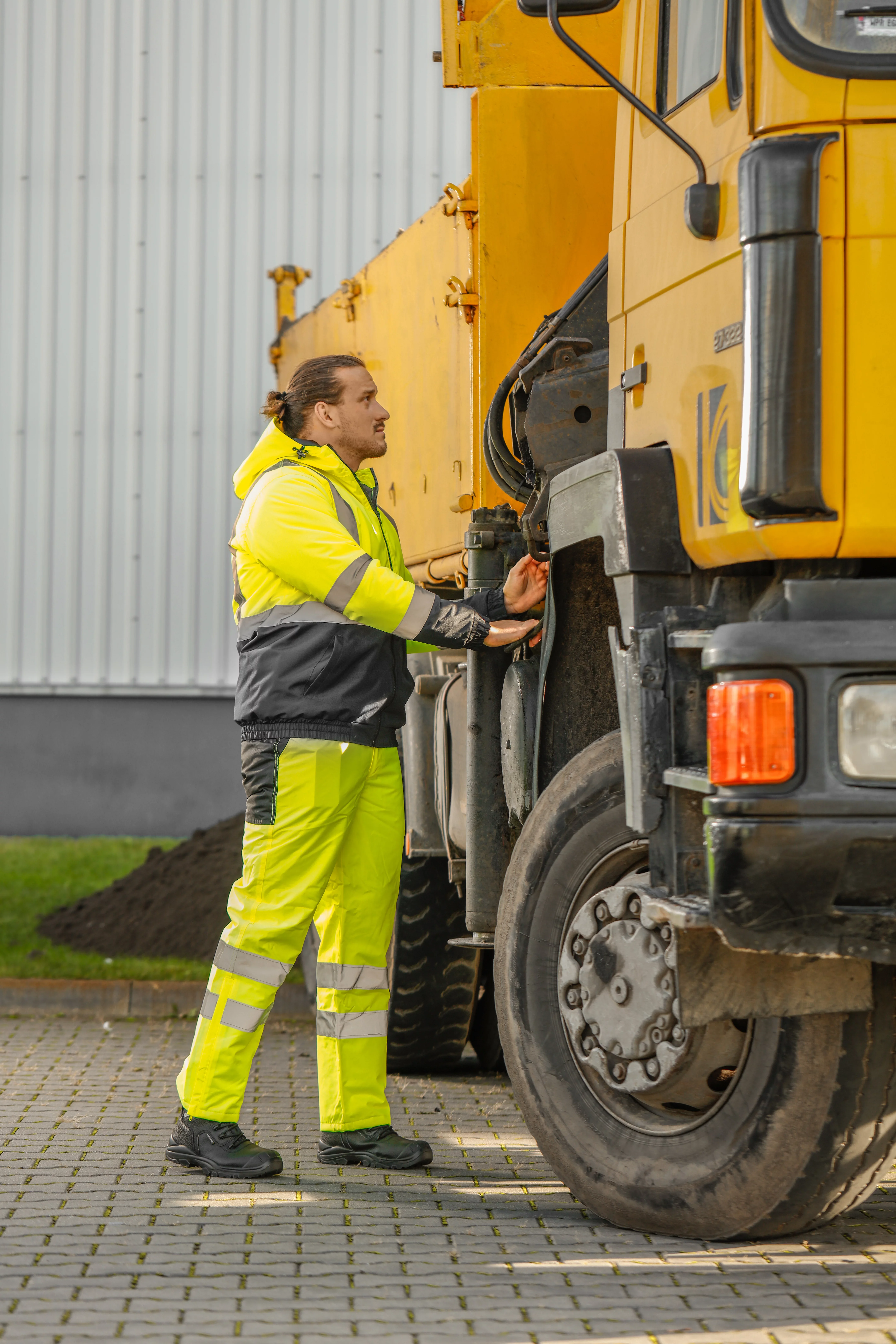 Kurtka robocza ocieplana żółta OKER Högert, rozm. L (52) 3