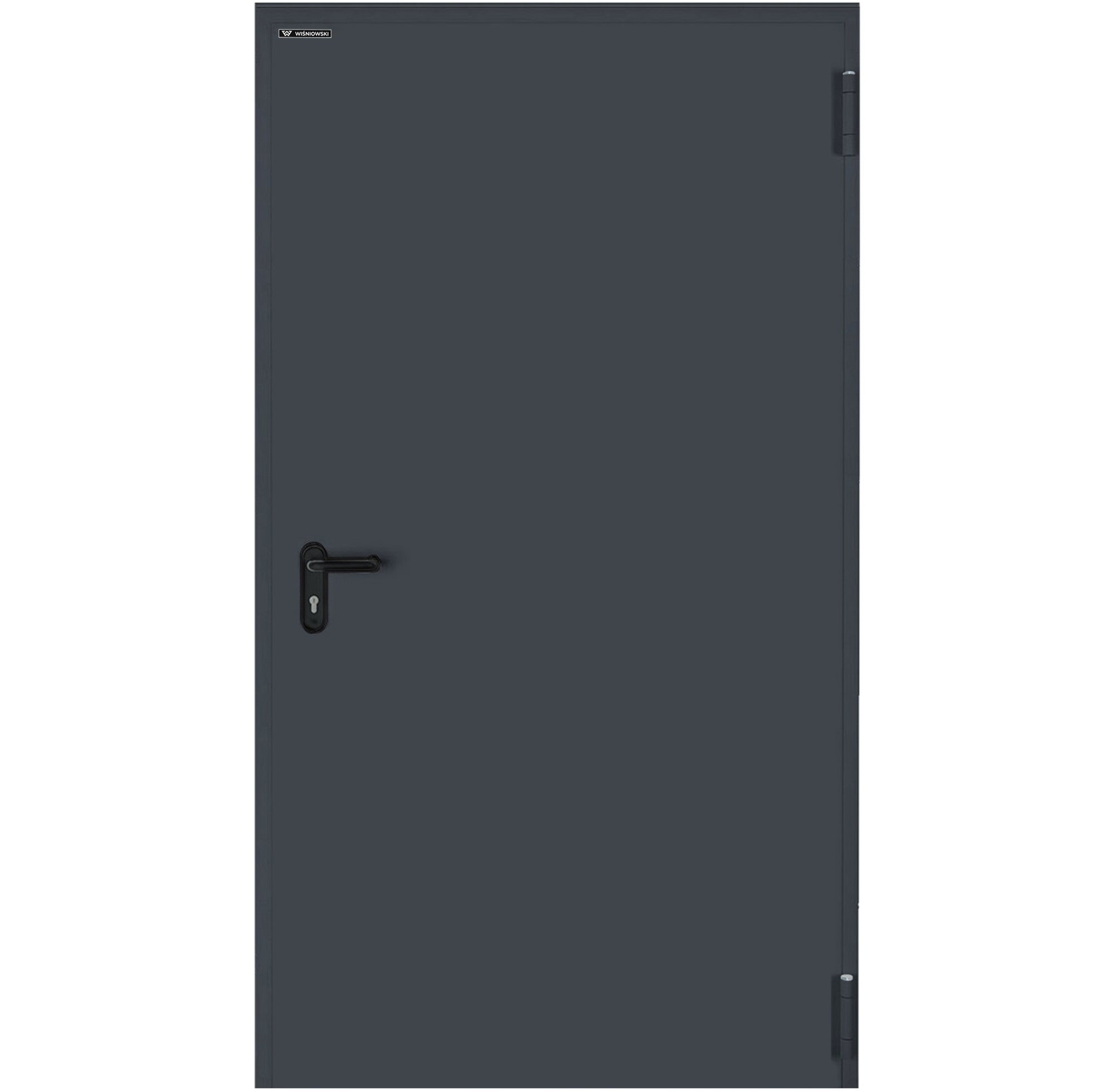 Drzwi techniczne Technical 60, 1020x2060,RAL 7016, prawe