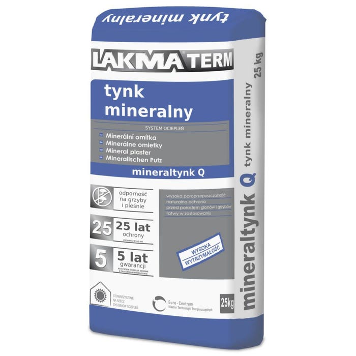 Tynk mineralny Lakma 25 kg