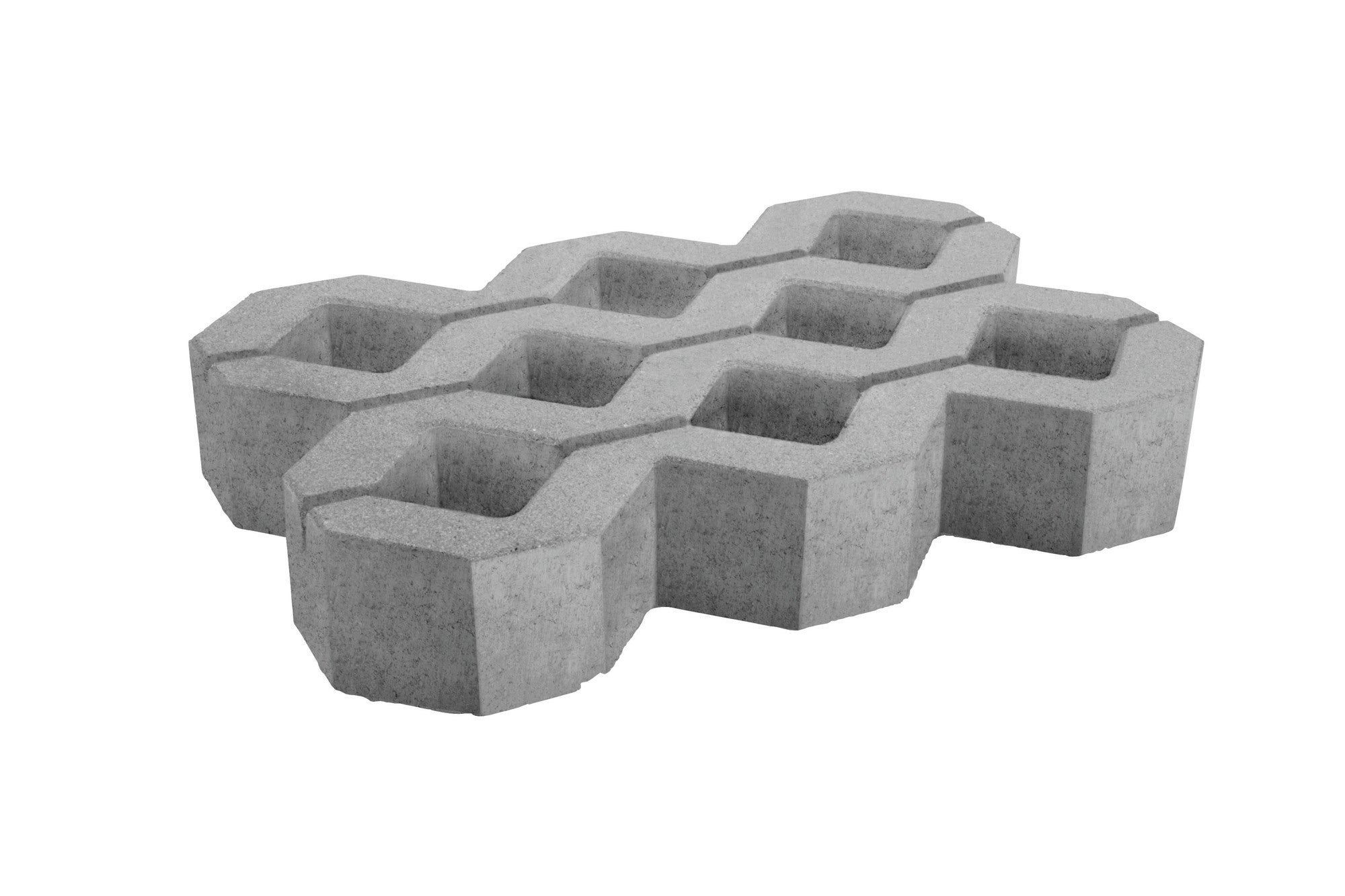 Płyta ażurowa, szara gr. 8 cm gładka wym.40x60 cm, Leier