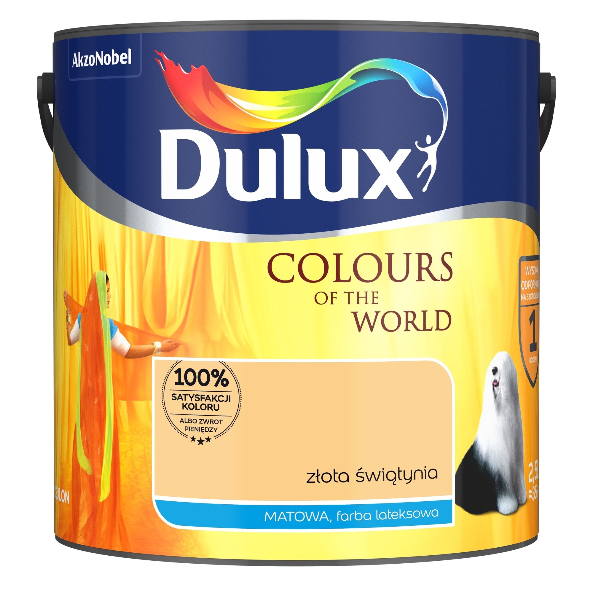 Farba Dulux Kolory Świata złota świątynia 2,5l 0