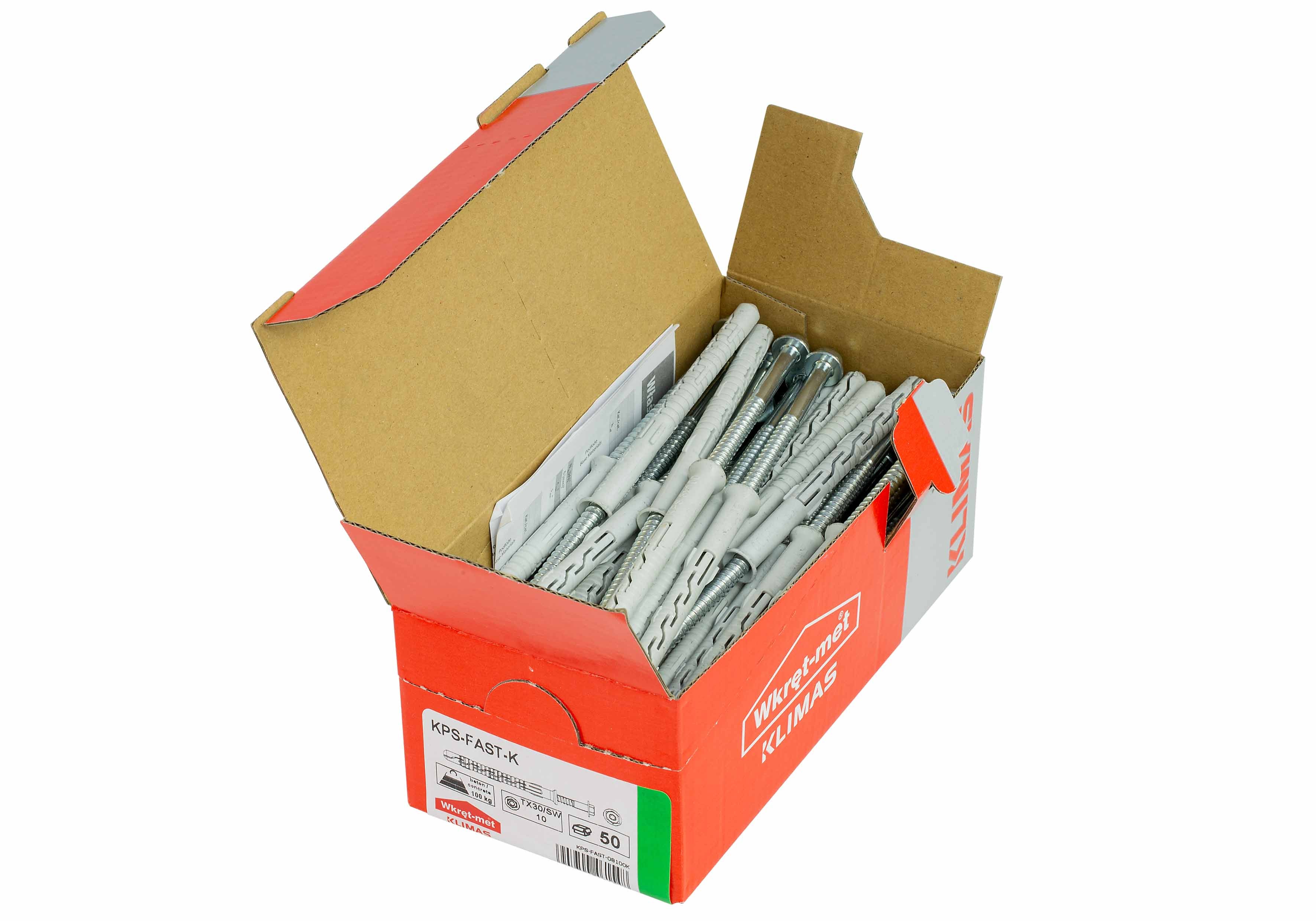 Kołek rozporowy ramowy z wkrętem 8.0x120 mm (50 szt.) 2