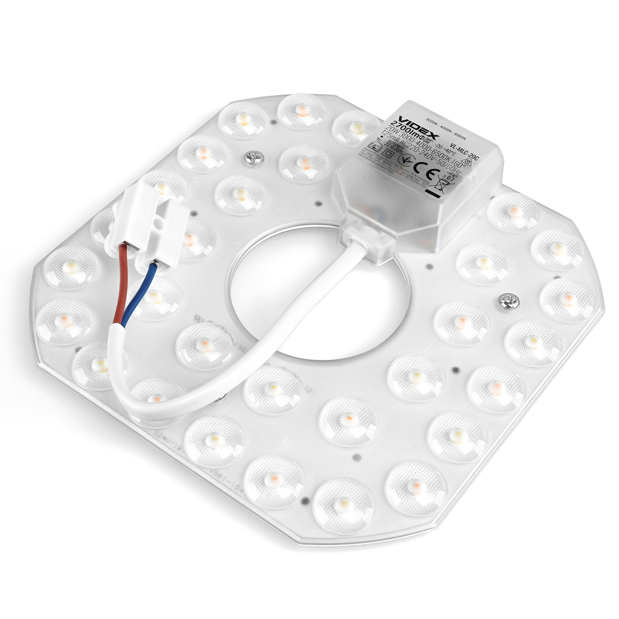 Wkład do plafonu LED 20W 2700lm C/N/Z IP20