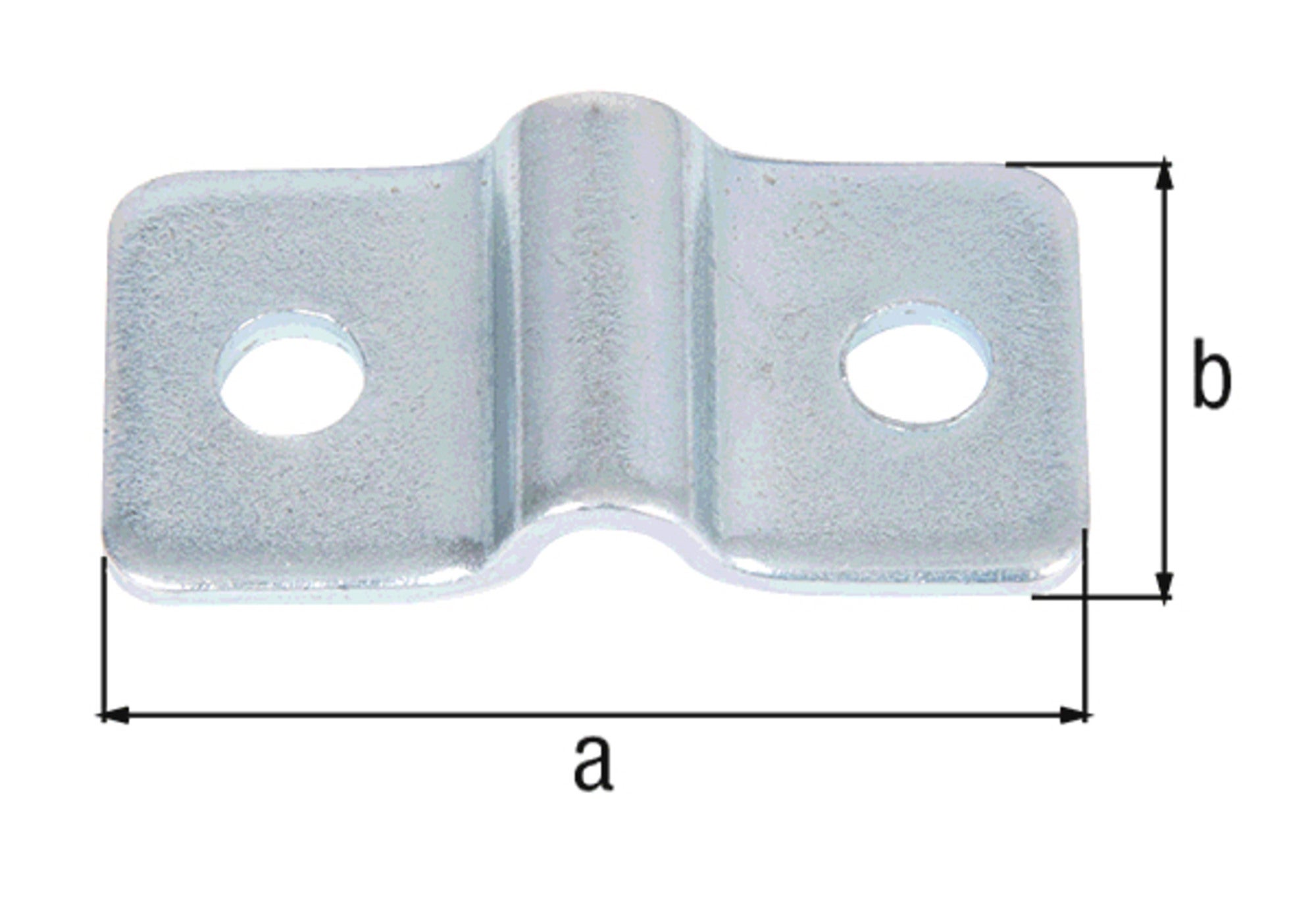 Obejma do drutu ze śrubą ocynk niebieski (4 szt.)