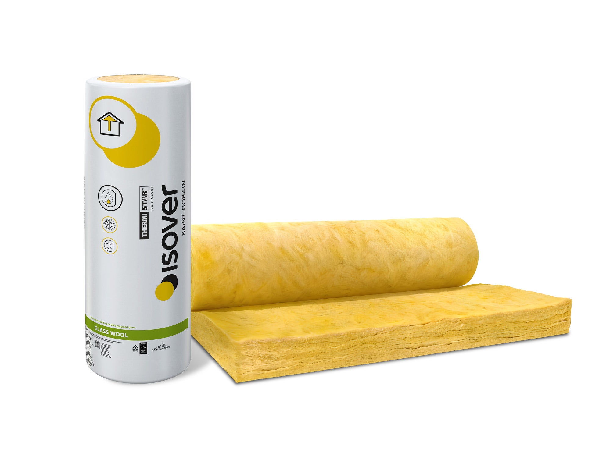 Wełna mineralna Isover KT-34 15 cm szklana 0,034 W/(mK) 3,36 m2